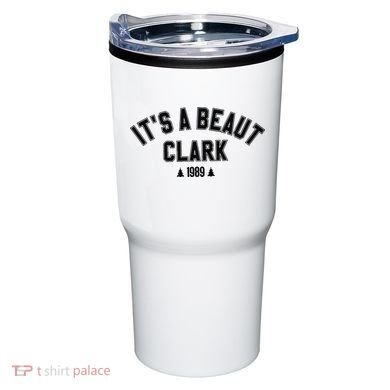 Its A Beaut Clark 1989 Christmas Tree Tumbler