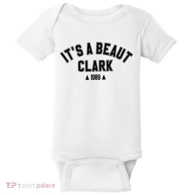 Its A Beaut Clark 1989 Christmas Tree Baby Bodysuit