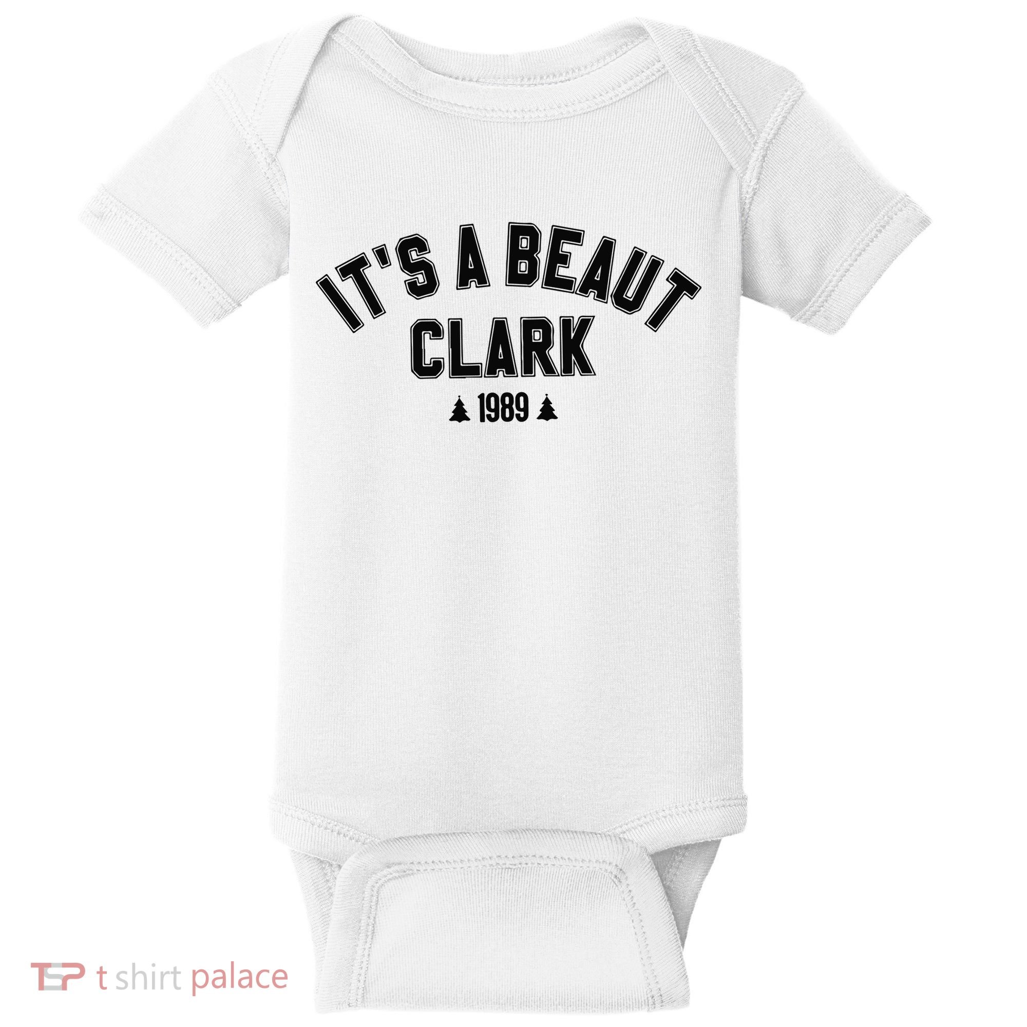 Its A Beaut Clark 1989 Christmas Tree Baby Bodysuit