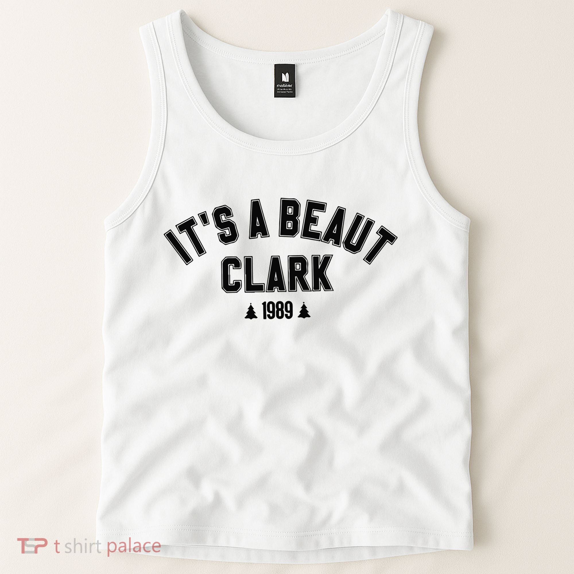 Its A Beaut Clark 1989 Christmas Tree Tank Top