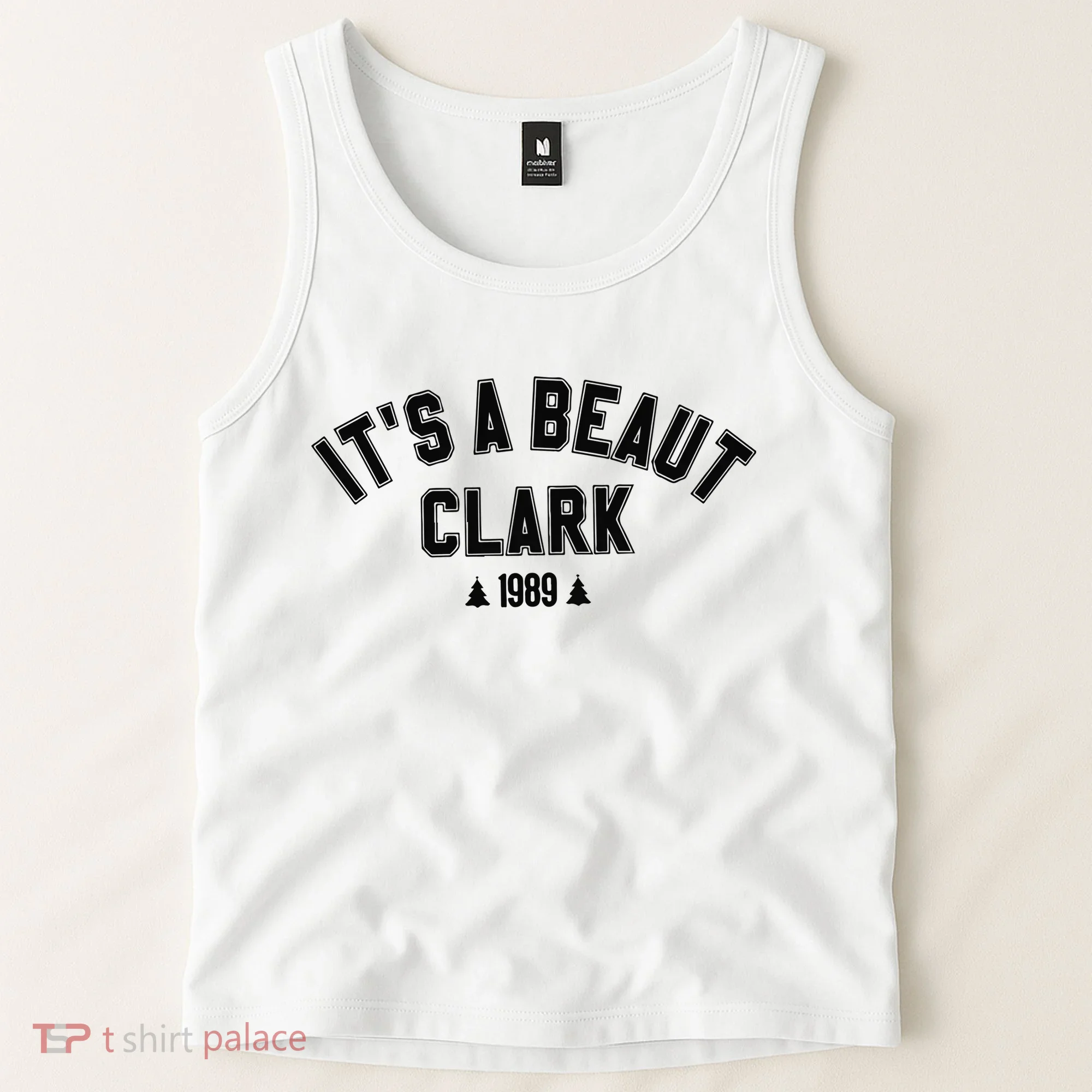 Its A Beaut Clark 1989 Christmas Tree Tank Top