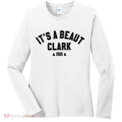Its A Beaut Clark 1989 Christmas Tree Women's Long Sleeve Shirt