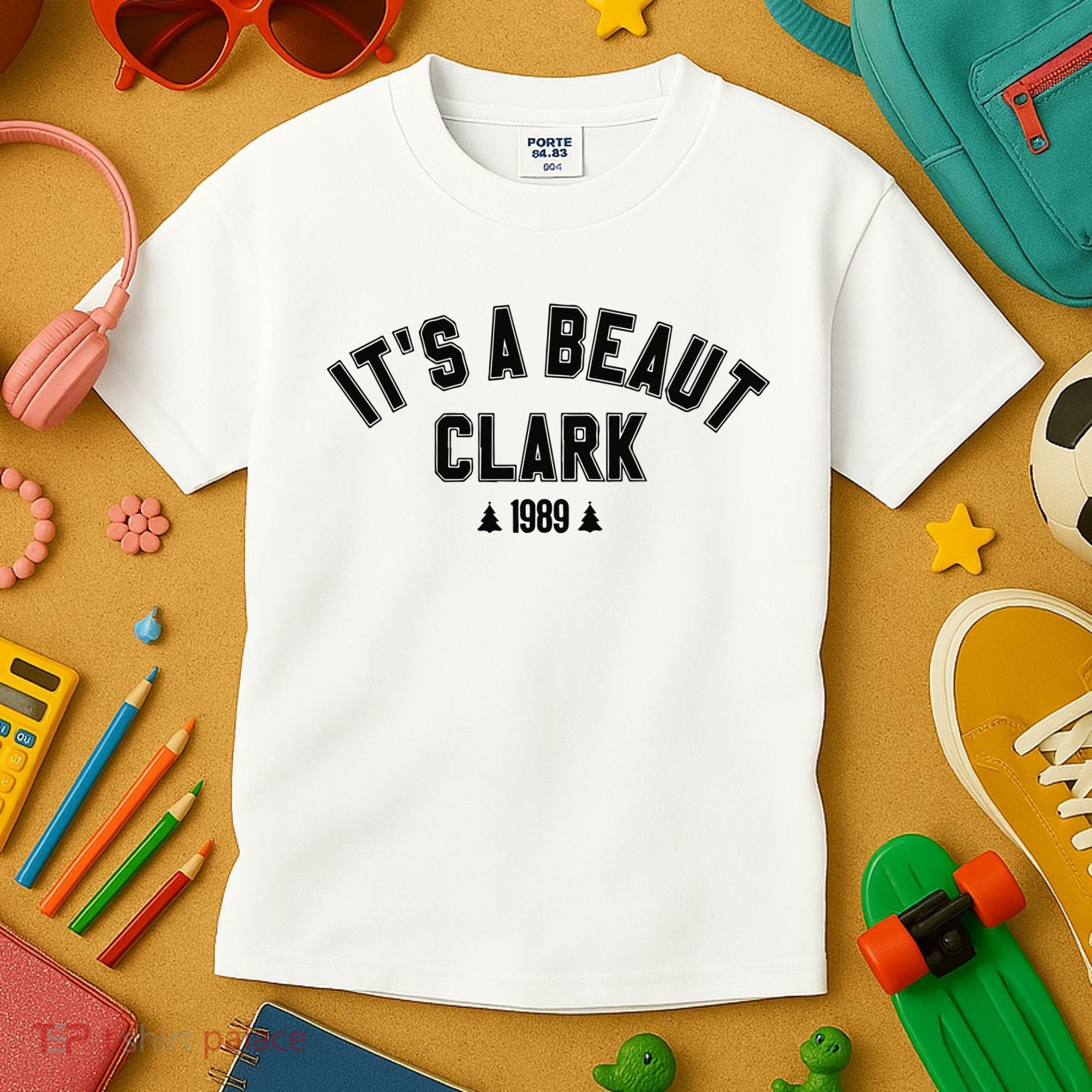Its A Beaut Clark 1989 Christmas Tree Kids T-Shirt