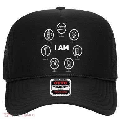 I Am Bible Animations White Design Jesus John Bible Hat