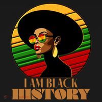 I Am Black History Stylish Black African American Woman Women's Hoodie thumb 2
