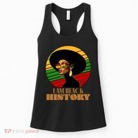 I Am Black History Stylish Black African American Woman Women's Tank Top thumb 0