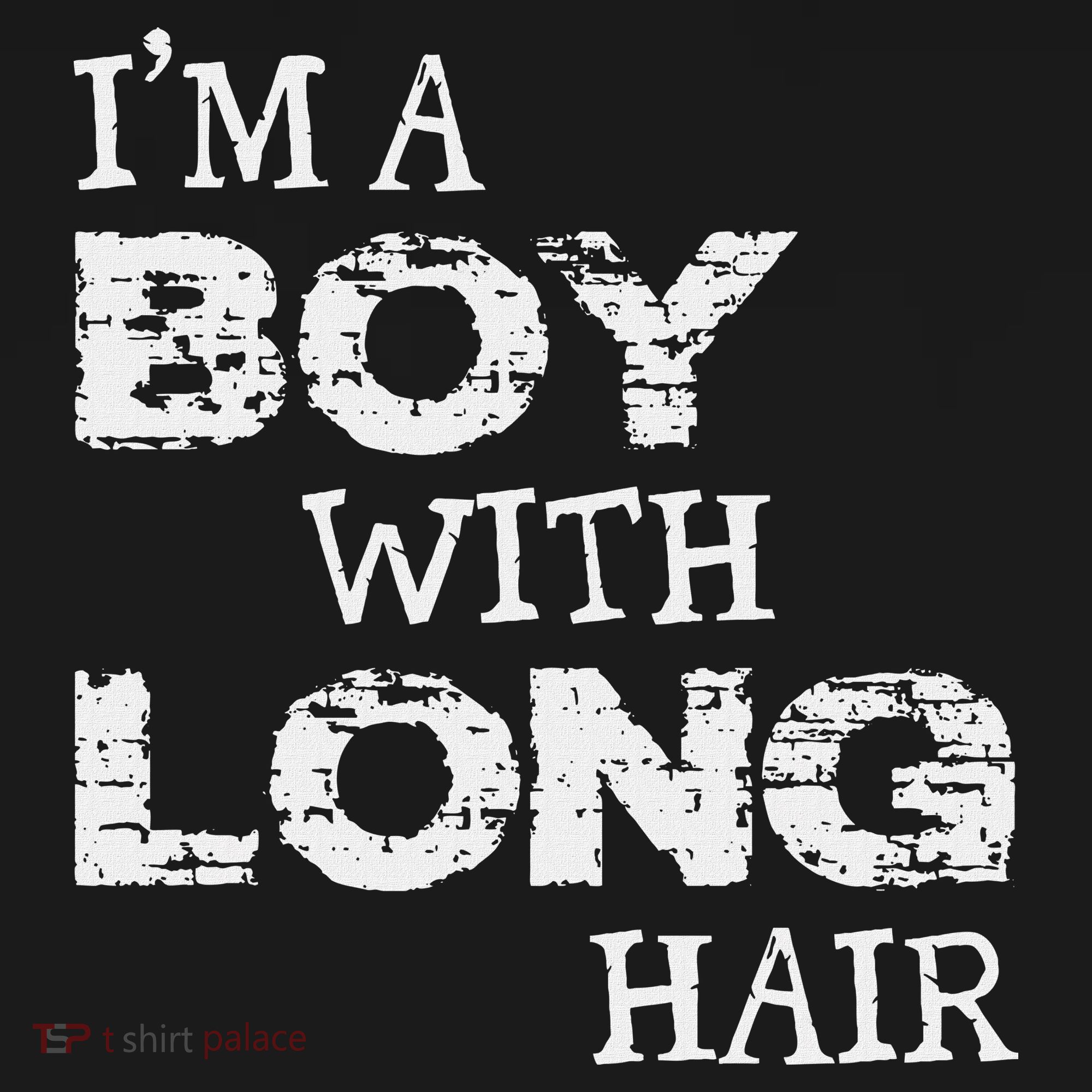 IM A Boy With Long Hair Funny Boy Cool Long Hair Bucket Hat