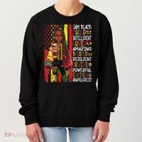 I Am Black Child History Month African American Women's Sweatshirt thumb 0