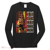 I Am Black Child History Month African American Long Sleeve Shirt thumb 0