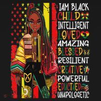 I Am Black Child History Month African American Long Sleeve Shirt thumb 2