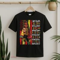 I Am Black Child History Month African American T-Shirt thumb 2
