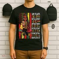 I Am Black Child History Month African American T-Shirt thumb 6