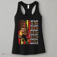 I Am Black Child History Month African American Women's Tank Top thumb 3
