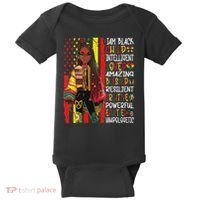 I Am Black Child History Month African American Baby Bodysuit thumb 0