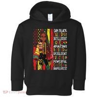 I Am Black Child History Month African American Toddler Hoodie thumb 0