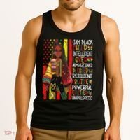 I Am Black Child History Month African American Tank Top thumb 3