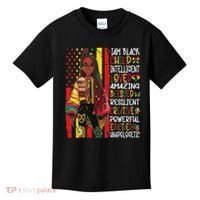 I Am Black Child History Month African American Kids T-Shirt thumb 0