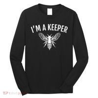 I'm A (Bee)keeper Gift Funny Beekeeper Beekeeping Funny Gift Long Sleeve Shirt thumb 0