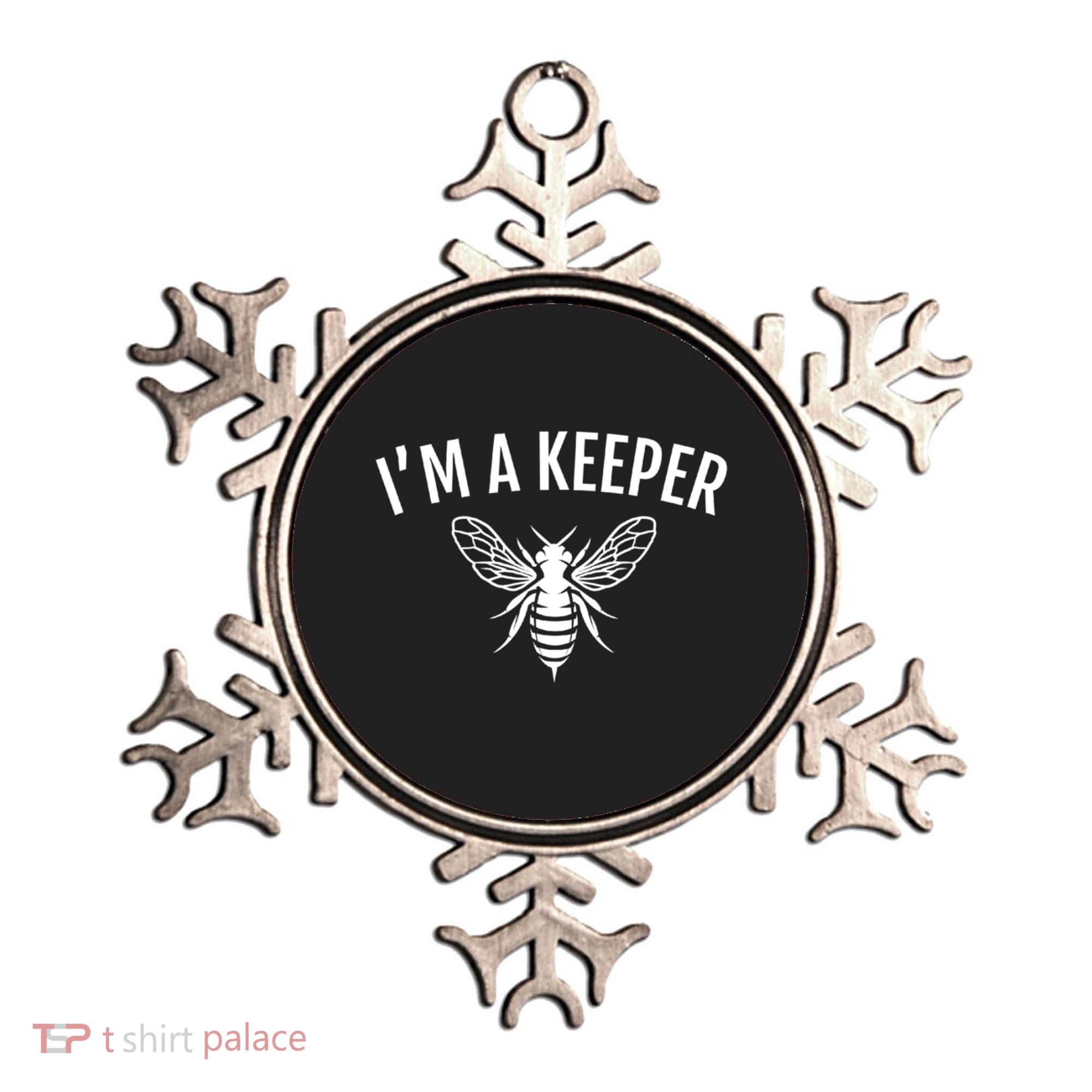 I'm A (Bee)keeper Gift Funny Beekeeper Beekeeping Funny Gift Ornament
