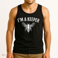 I'm A (Bee)keeper Gift Funny Beekeeper Beekeeping Funny Gift Tank Top thumb 3