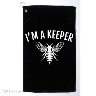 I'm A (Bee)keeper Gift Funny Beekeeper Beekeeping Funny Gift Golf Towel