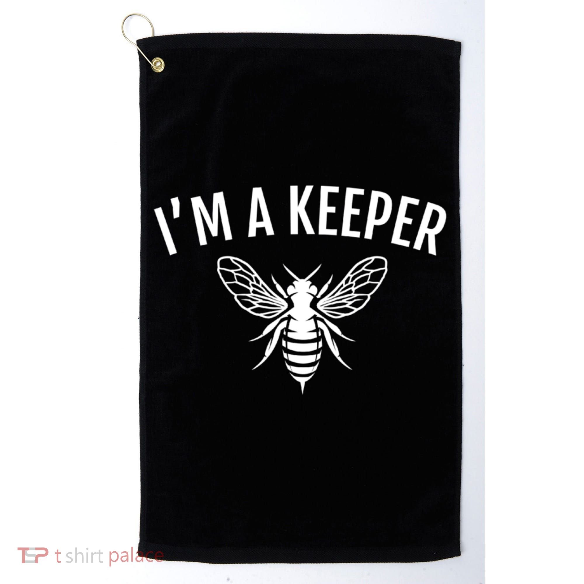 I'm A (Bee)keeper Gift Funny Beekeeper Beekeeping Funny Gift Golf Towel