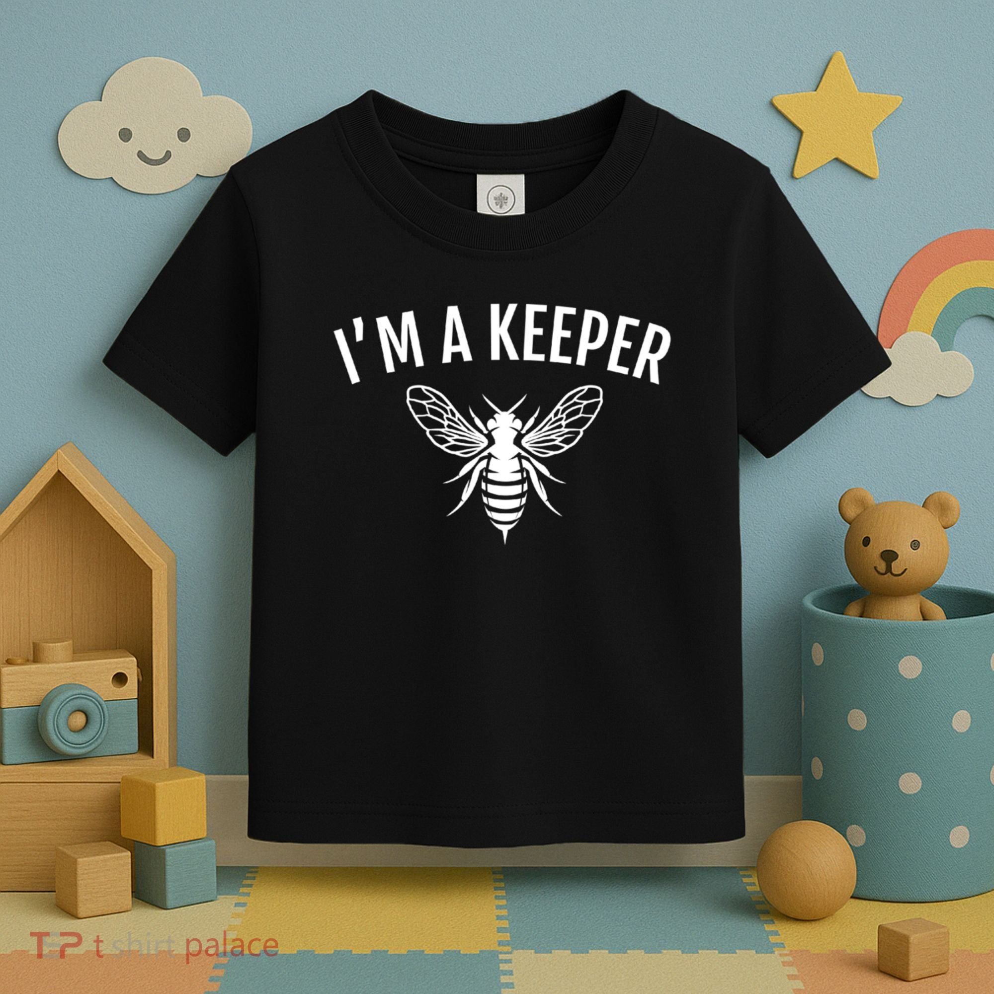 I'm A (Bee)keeper Gift Funny Beekeeper Beekeeping Funny Gift Toddler T-Shirt