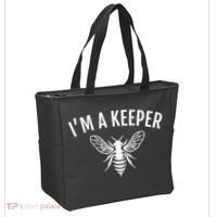 I'm A (Bee)keeper Gift Funny Beekeeper Beekeeping Funny Gift Tote Bag thumb 2