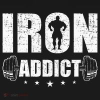 Iron Addict Bodybuilding Weightlifting Workout Mousepad thumb 1