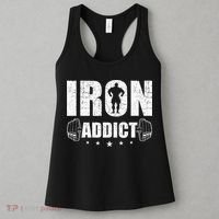 Iron Addict Bodybuilding Weightlifting Workout Women's Tank Top thumb 3