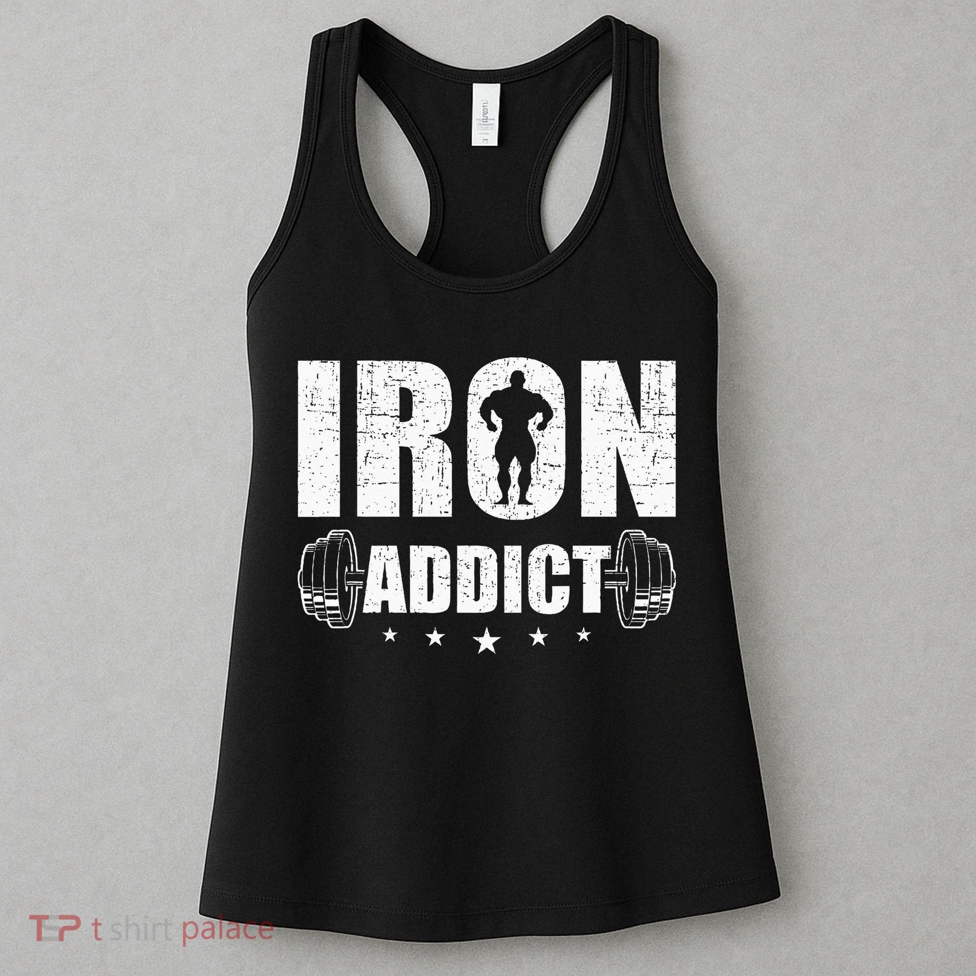 Iron Addict Bodybuilding Weightlifting Workout Women's Tank Top