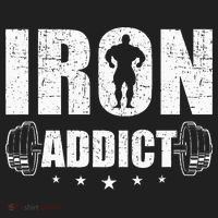 Iron Addict Bodybuilding Weightlifting Workout Golf Towel thumb 3