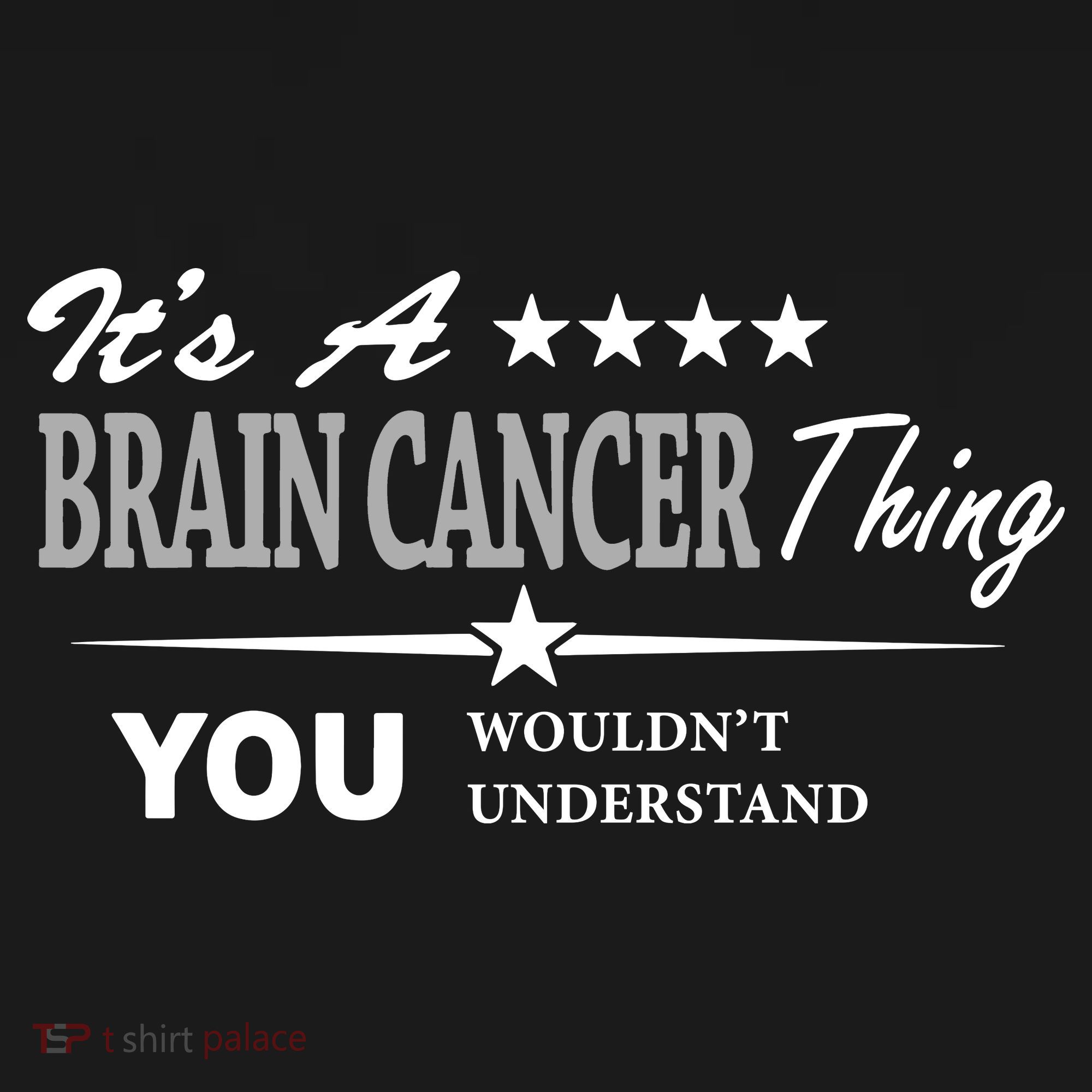 It's A Brain Cancer Thing You Wouldn't Understand Cancer Women's Hoodie