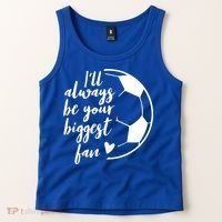 I'll Always Be Your Biggest Soccer Fan Team Player Gift Cool Gift Tank Top thumb 2