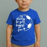 I'll Always Be Your Biggest Soccer Fan Team Player Gift Cool Gift Toddler T-Shirt thumb 2
