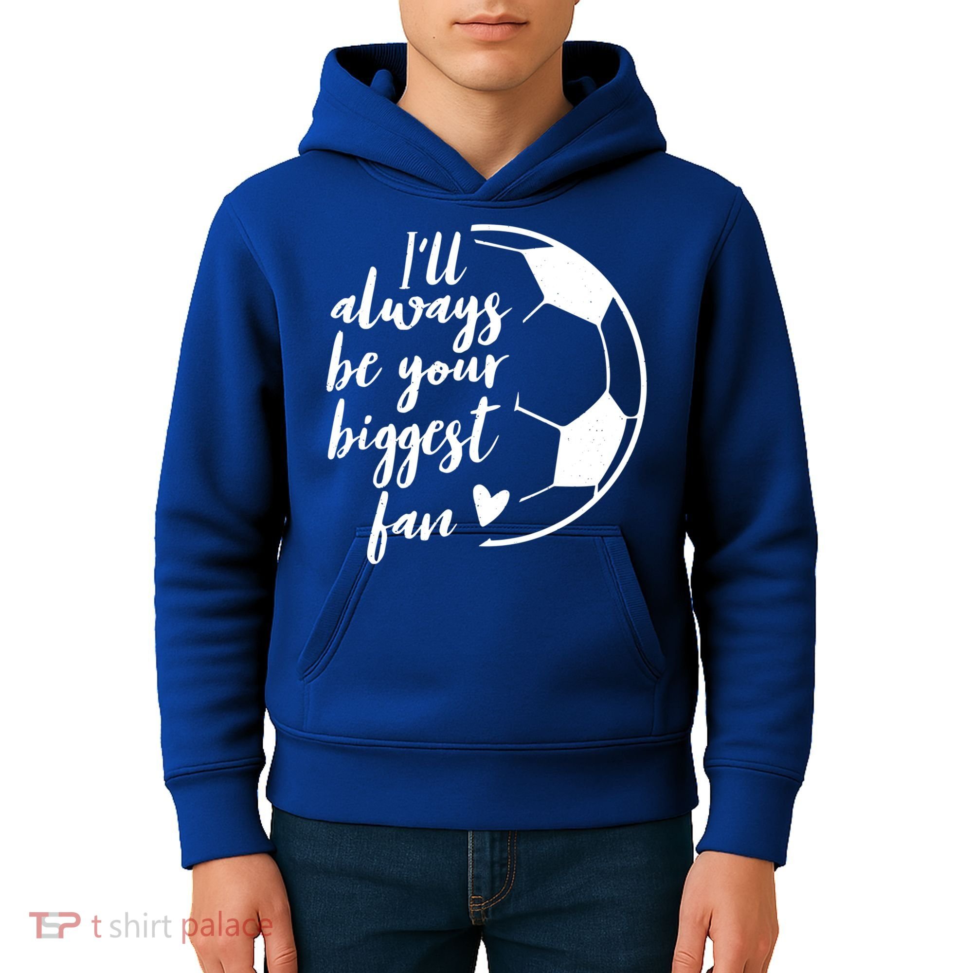 I'll Always Be Your Biggest Soccer Fan Team Player Gift Cool Gift Kids Hoodie