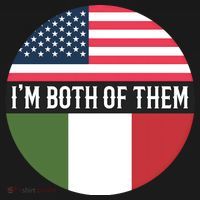 I Am Both Of Them American And Italian Flags Women's Hoodie thumb 2