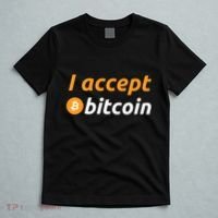 I Accept Bitcoin Funny Crypto Trader BTC Bitcoin Investor T-Shirt thumb 5
