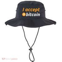I Accept Bitcoin Funny Crypto Trader BTC Bitcoin Investor Bucket Hat thumb 0