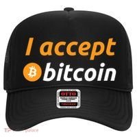 I Accept Bitcoin Funny Crypto Trader BTC Bitcoin Investor Hat thumb 0