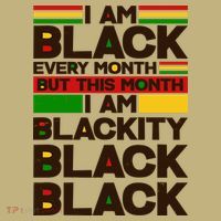 I Am Black Every Month But This Month I Am Blackity Black Black Long Sleeve Shirt thumb 2