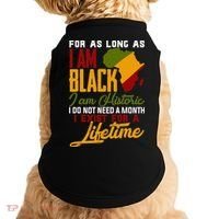 I Am Black History Lifetime Cool Black History Month Doggie Tank thumb 0