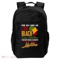I Am Black History Lifetime Cool Black History Month Backpack thumb 0