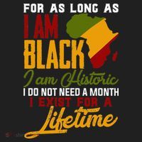 I Am Black History Lifetime Cool Black History Month Beanie thumb 2