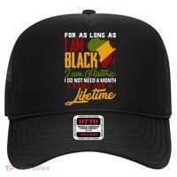 I Am Black History Lifetime Cool Black History Month Hat thumb 0