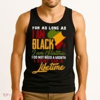 I Am Black History Lifetime Cool Black History Month Tank Top thumb 3