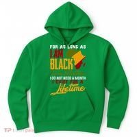 I Am Black History Lifetime Cool Black History Month Hoodie thumb 0