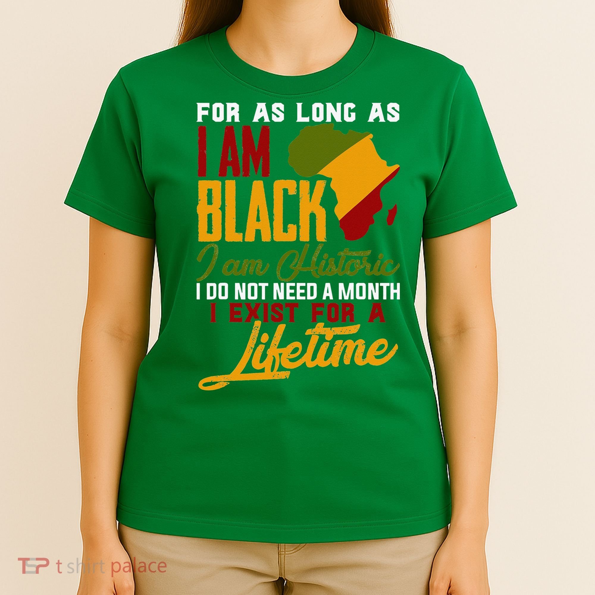 I Am Black History Lifetime Cool Black History Month T-Shirt