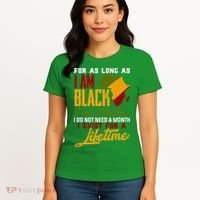 I Am Black History Lifetime Cool Black History Month Women's T-Shirt thumb 4