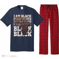I Am Black Every Month This Month I'm Blackity Black Black Pajama Set thumb 0
